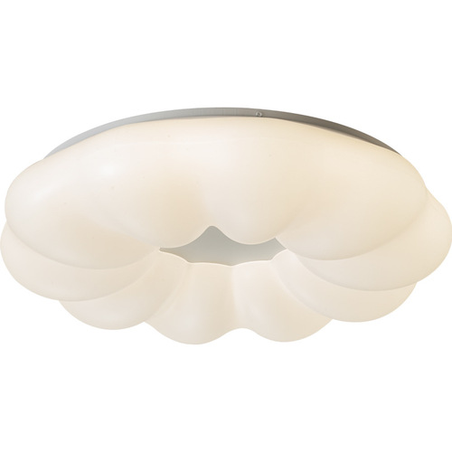 Pumpkin lantern ceiling lamp cream style eye protection bedroom lamp simple modern living room Nordic home room cloud lamp