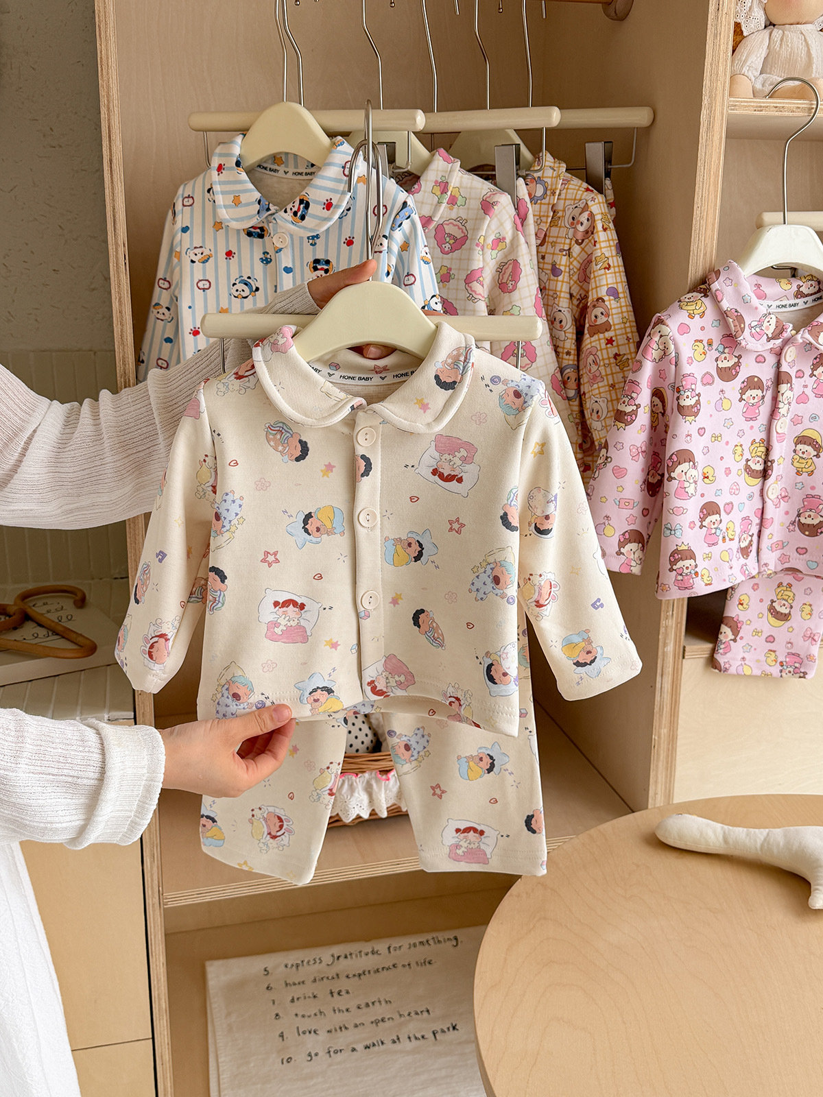 Demi-season children's woolen pijama