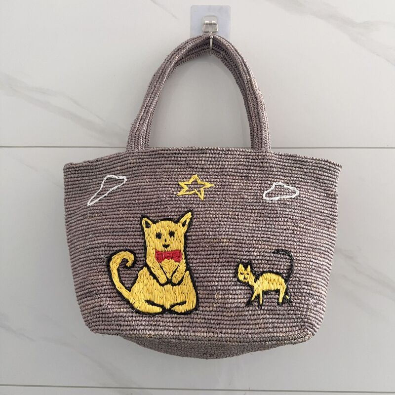Lone Hand Embroidered Woven Bag Summer Women's Natural Lafite Bag Shoulder Tote Bag Handbag Holiday Style Lone Hand Embroidered Woven Bag Summer Women's Natural Lafite Bag Shoulder Tote Bag Handbag Holiday Style