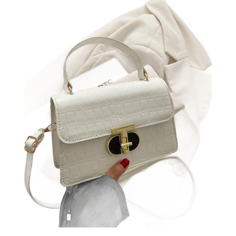 Bolso de moda coreano 2023 verano nuevo bolso de mujer personalidad cocodrilo bolso de hombro simple retro bolso de mochila