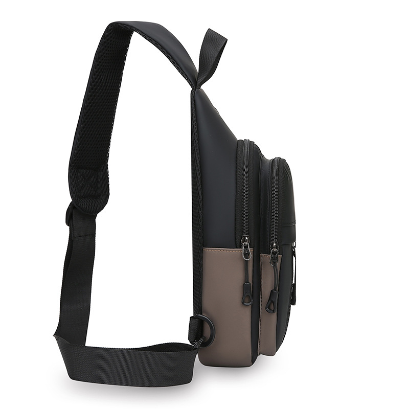 Bolso bandolera Trendy de moda salvaje para hombres Bolso de pecho multifuncional deportivo 2025 nuevo estilo mochila pequeña de un solo hombro para mujeres