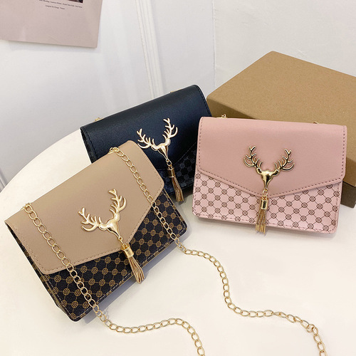 Korean style small square bag ladies bag cross-border exclusive bag for women one piece drop shipping fashion rhombus chain bag