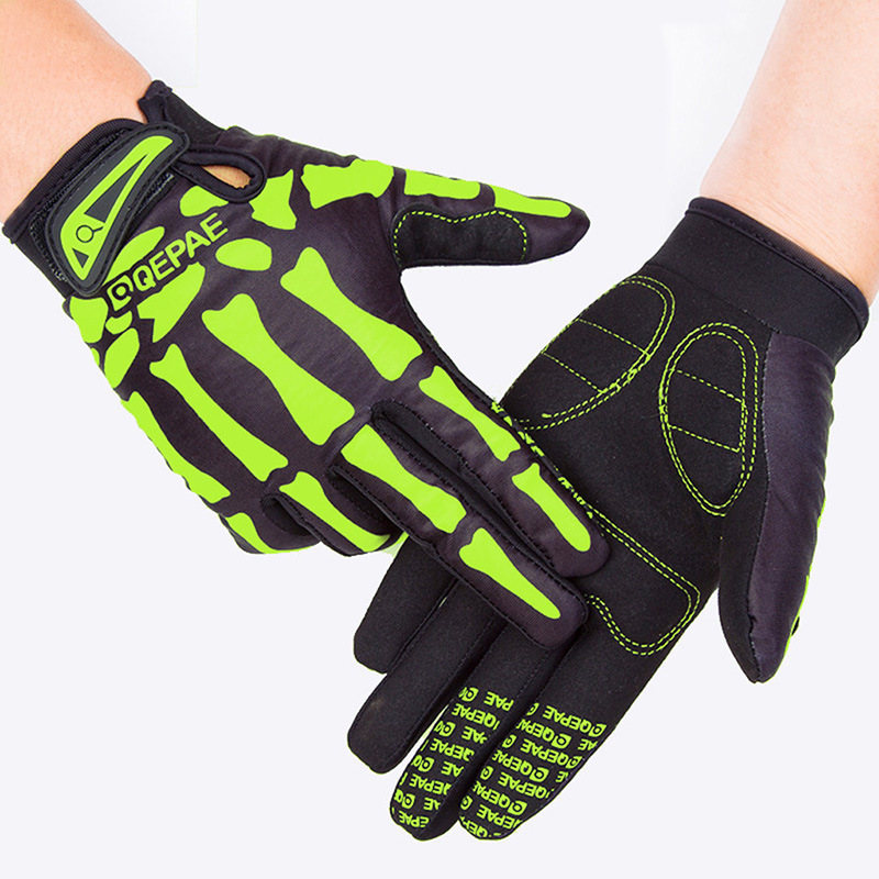 Green Qepae Cycling Gloves
