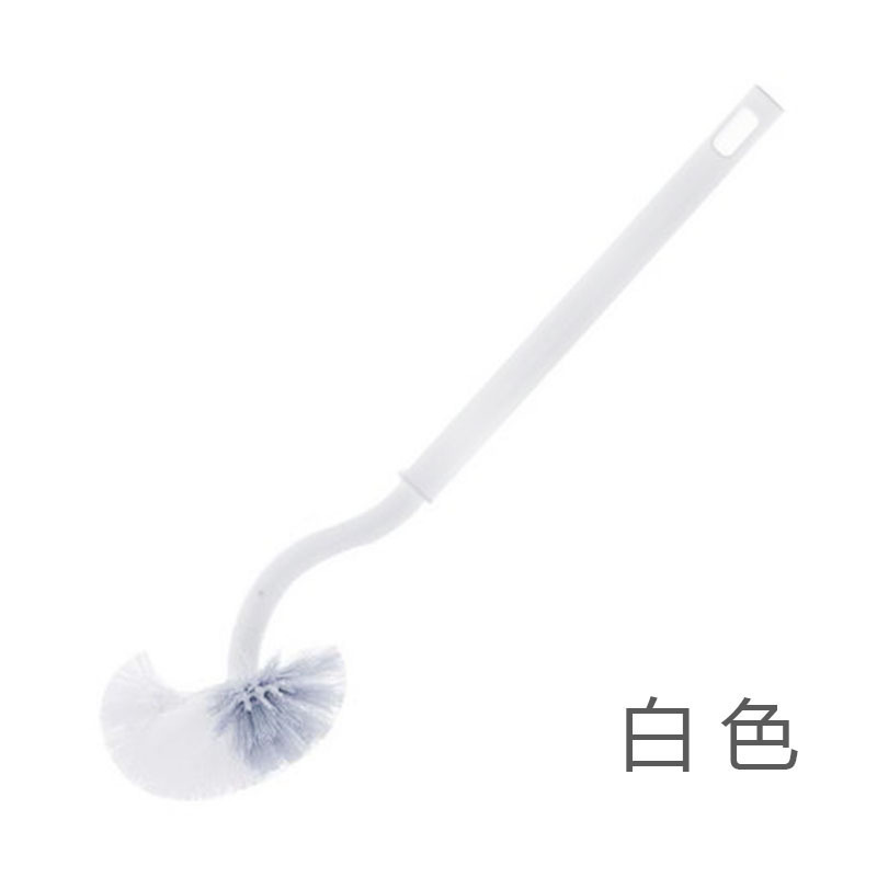 S型日本式トイレブラシエルボ隙間死角なしトイレブラシ使い捨てソフト毛長柄トイレブラシセット|undefined