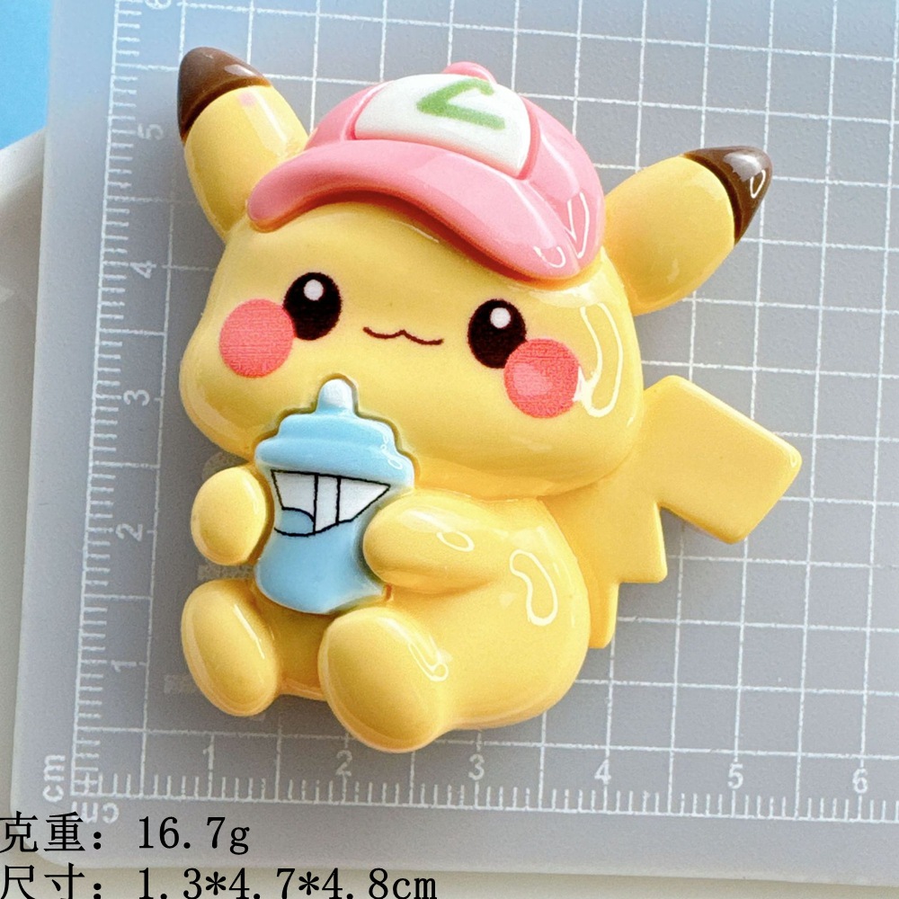 大きいカードの字の札の漫画の丘の樹脂の部品のクリームのゴムのdiyの冷蔵庫はペンダントの携帯電話のケースの収納箱のシールを貼ります。