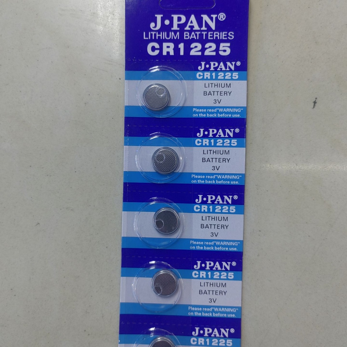 批发CR1225 电池 纽扣电池 3v 1225 电子