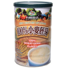 台湾有机厨坊小麦胚芽纯麦芽片煮粥泡奶营养早餐健康代餐400g