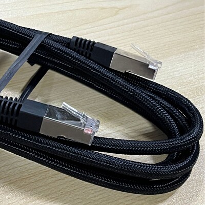 Гигабитный сетевой кабель категории 6 с экранированной перемычкой Cat6 для мониторинга инженерной сети, улучшенное экранирование кабеля