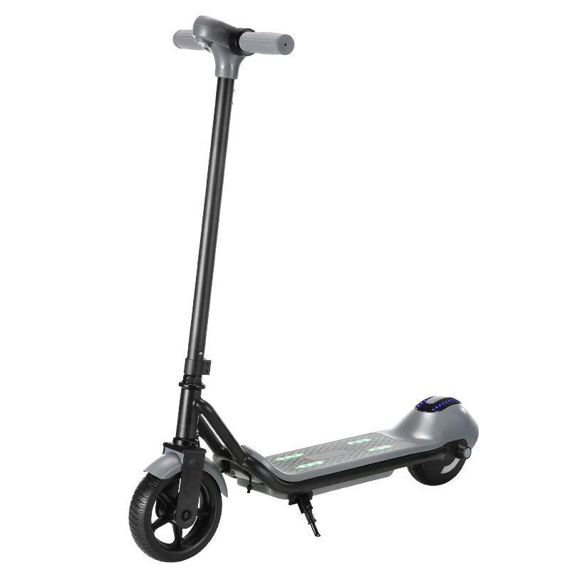 Outdoor Children's Electric Scooter, Foldable, with Music and Lights, Two-Wheeled, Suitable for Ages 6-12, Range 10Km