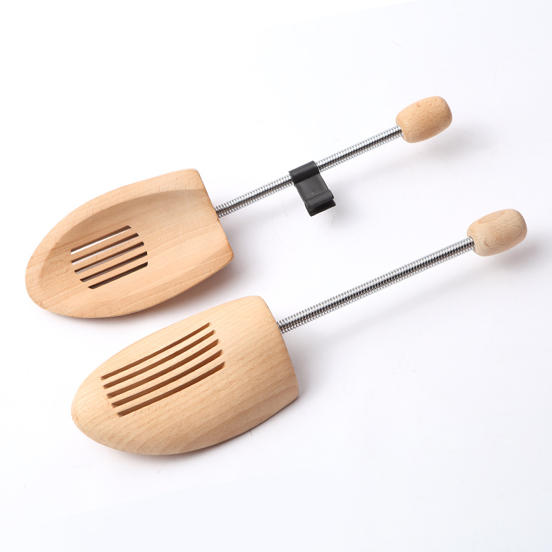 Resorte de madera maciza de haya soporte de zapato ajustable zapato expansor última conformación antiarrugas durable