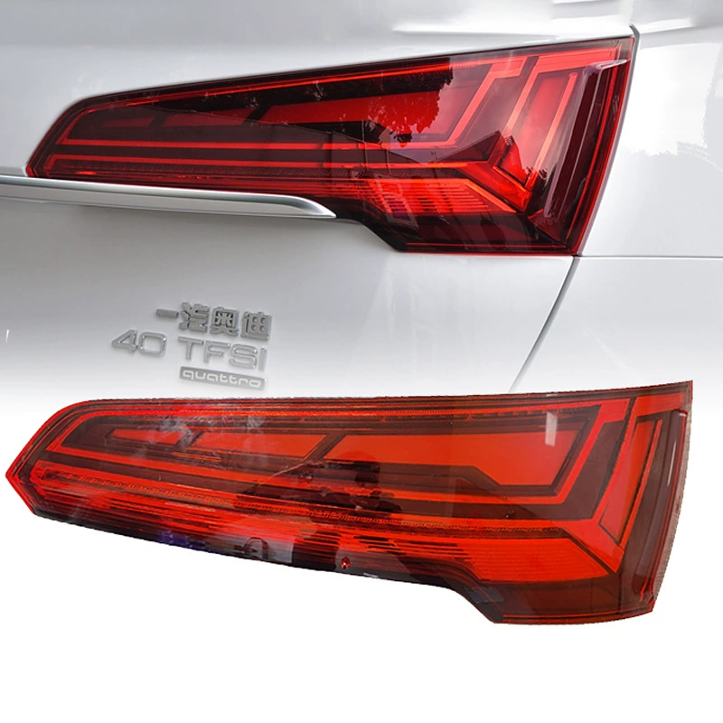 Подходит для задней фары Audi нового Q5L18-24 с высоким уровнем конфигурации, светодиодный дневной ходовой огонь, тормозной свет