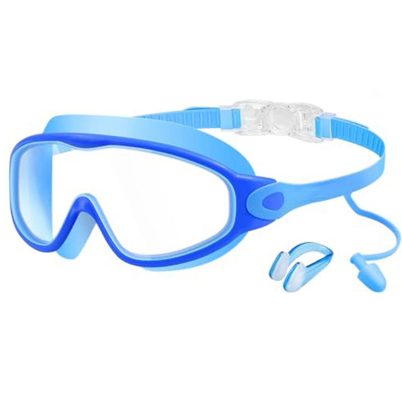 2100C 파란색 투명 [노즈클립 귀마개 + 박스]