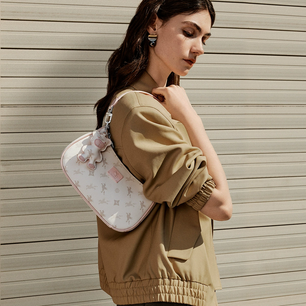 NU Новая Зеландия Pegasus Сумка под мышками 2025 Весна Новый дизайн Сумка-пельмень для работы и поездок через плечо