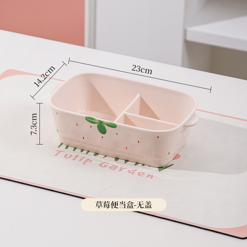 많은 딸기 - 도시락 9inch개 (1개)