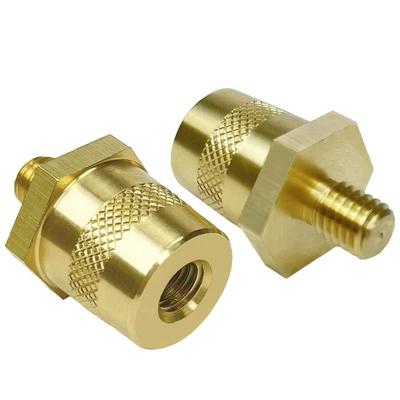 Power supply, ignition system accessories and external thread for positive and negative