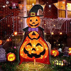 50灯3フィートハロウィーンカボチャ折り畳み提灯上昇縮み布halloween室内小貨物倉包装