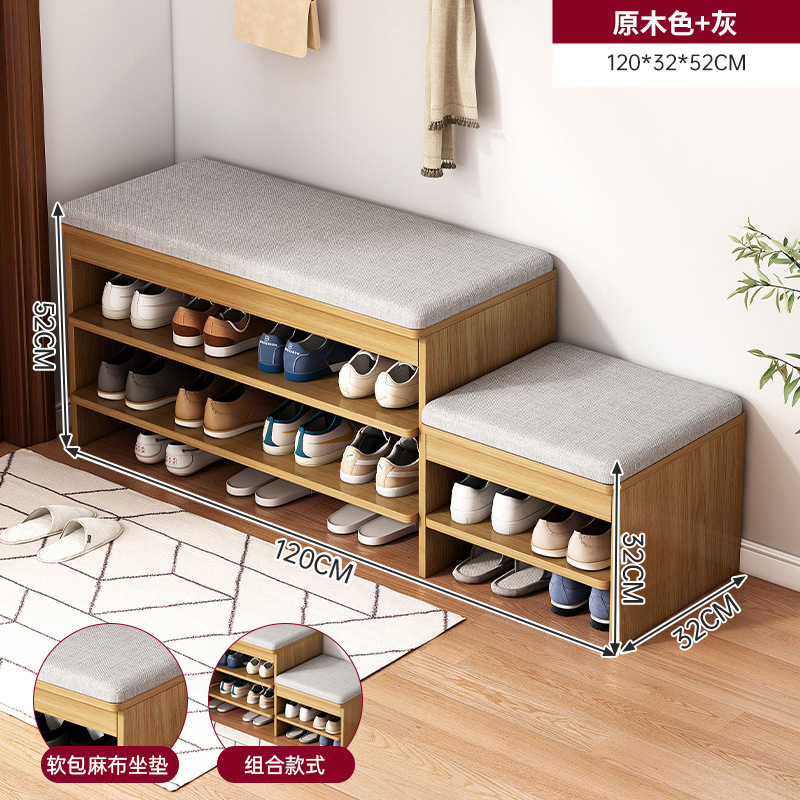 Estante para zapatos simple, puerta de entrada de puerta de hogar de varios pisos, estante interior pequeño estrecho a prueba de polvo, gabinete de zapatos pequeño para alquilar