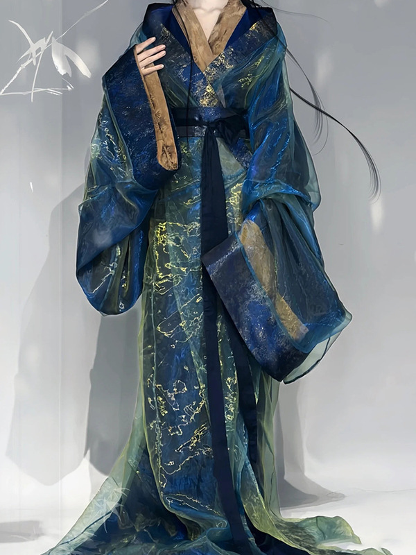 战国袍汉服女古装成人直裾大袖衫襦裙古风女装2025新款红色秋冬季|undefined
