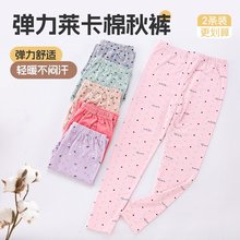 批发一件代发莱卡棉女秋裤薄款保暖内衣中学生打底修身美体线裤