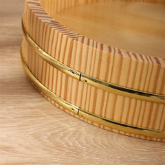 Phnom Penh Basin Sushi Bucket Sushi Basin Japanese Cuisine Sashimi Wooden Plate Wooden Vegetable Plate Wooden Barrel Crayfish Plate Large Plate Chicken