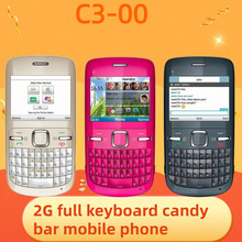 跨境外贸 C3-00 GSM  2G非智能移动老人直板全键盘老年手机