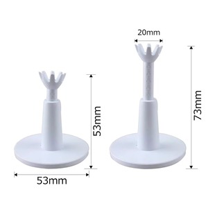 Factory Direct Sales golf nail ball tee adjustable telescopic ball tee plastic white nail golf supplies