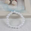 Plastic hair band from pearl, bracelet, 8mm