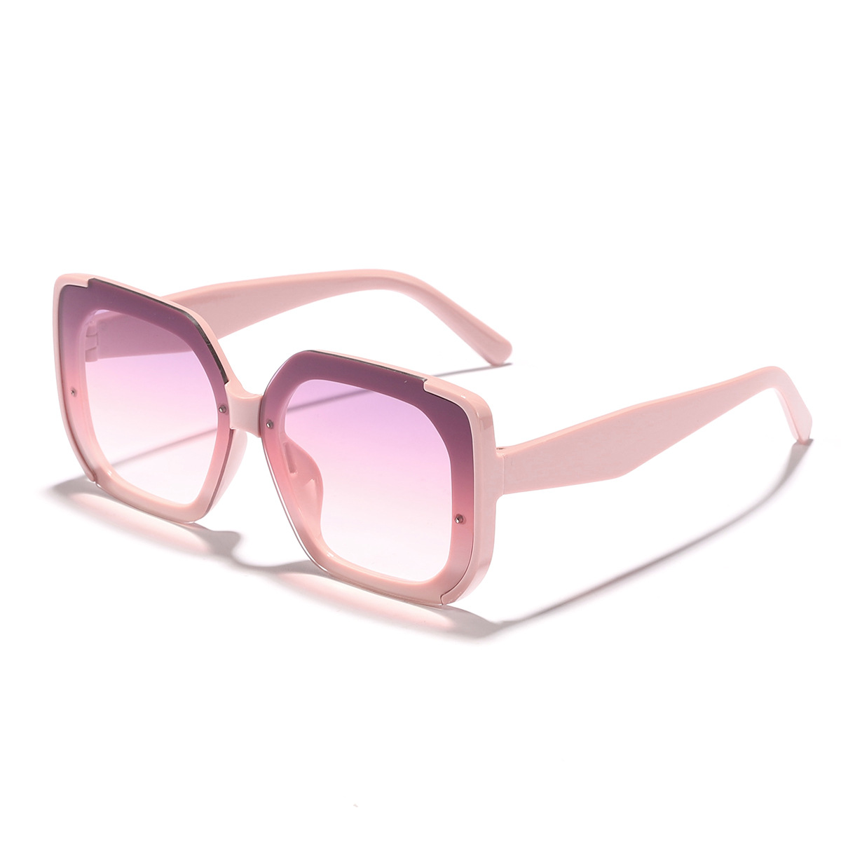 Gafas de sol para mujer, protección solar UV de verano, moda, conducción al aire libre, gafas de sol cuadradas, cara grande, delgado y de alta gama