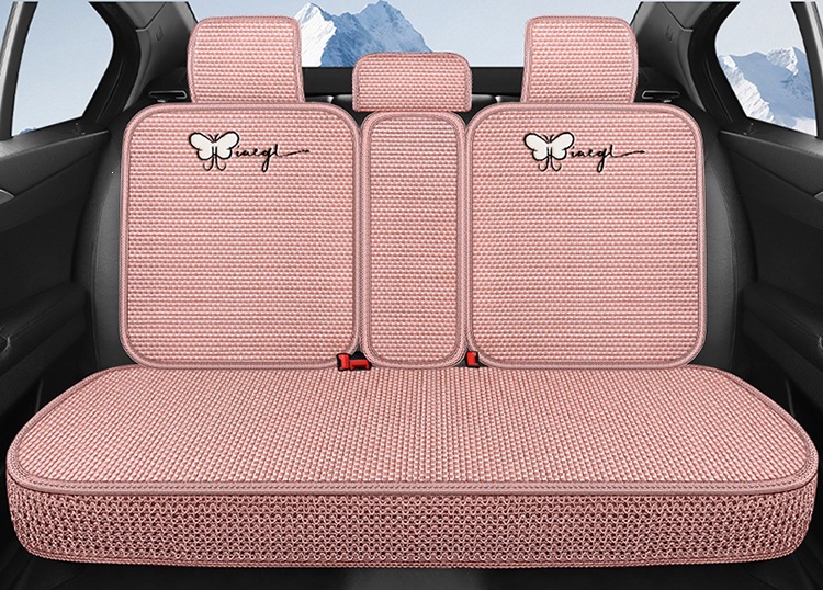Car seat cushion, all-season breathable ice silk car cushion, universal five-seater car seat cushion and seat cover, direct from the manufacturer