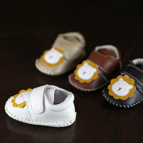 批发春秋季6-8-12个月男宝宝学步鞋0-1岁软底防滑babyshoes婴儿鞋