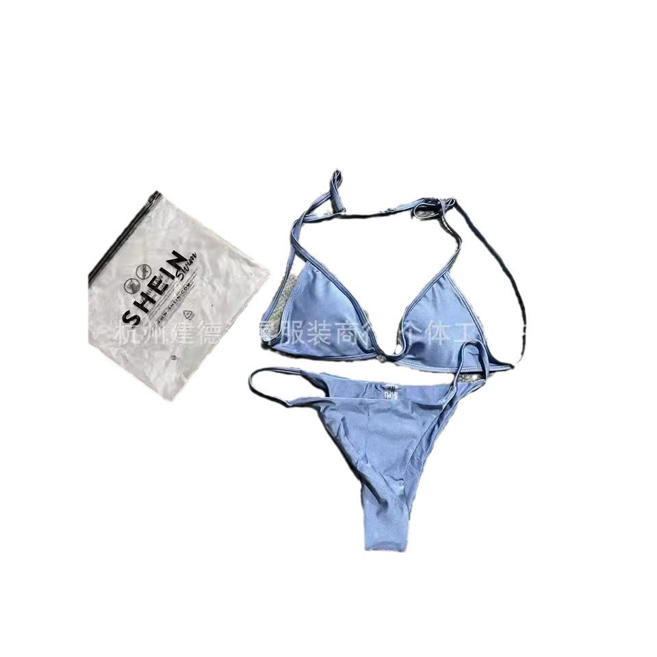 Trajes de baño de Shein transfronterizos sexy de tres puntos bikini conjunto de mujeres de verano Shein trajes de baño divididos África venta caliente