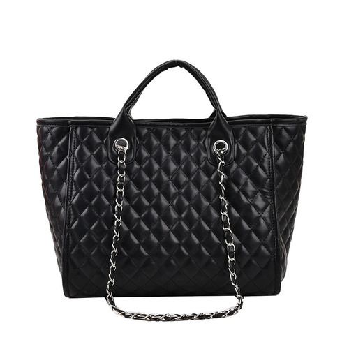 European and American Lingge cross-border women's bag  new large-capacity chain bag, fashionable and versatile hand-carrying shoulder tote bag
