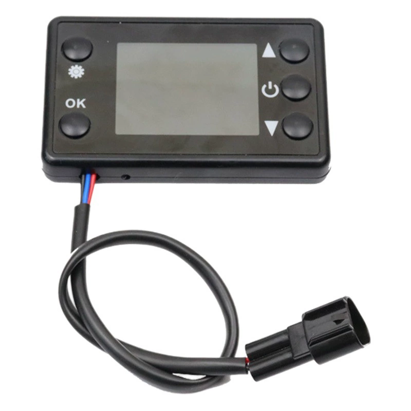 Трансграничный автомобильный парковочный воздухонагреватель, ЖК-дисплей, контроллер переключателя, пульт дистанционного управления, регулировка времени, температура, аксессуары