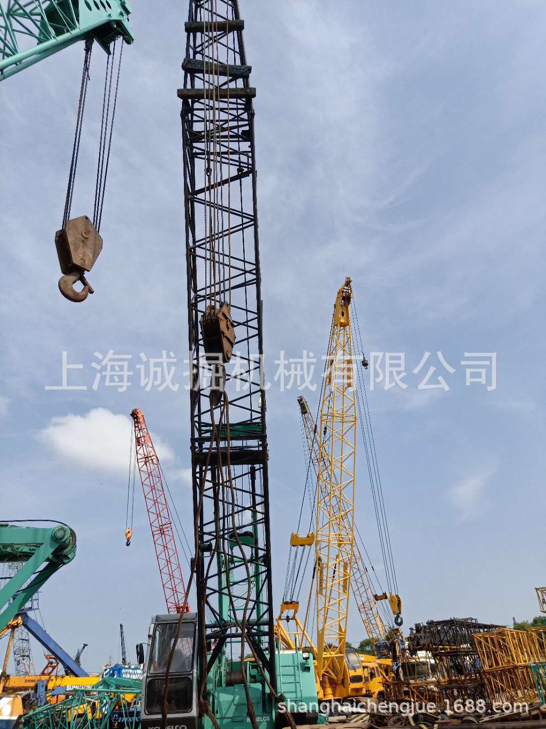 二手神钢50吨履带吊