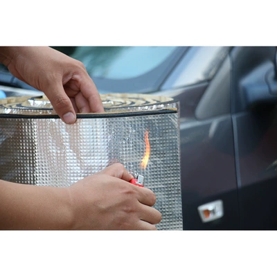 insulation, embossed pure aluminum sheets, and – Car sound-absorbing cotton