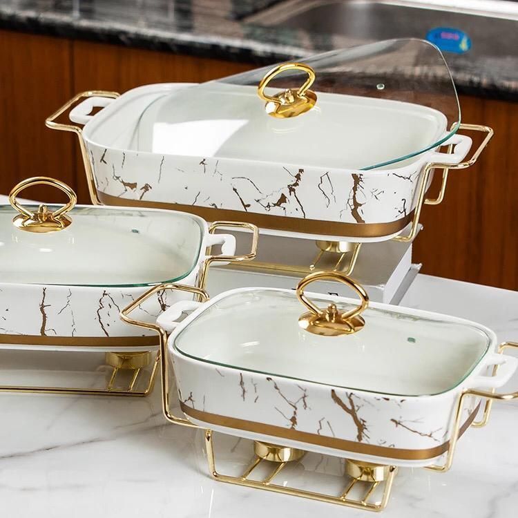 Nordic Rectangular Binaural Ceramic Pot Baking Pan Light Luxury Hotel Tableware Candle Heating Creative Household Dry Pot Soup Pot Nordic Rectangular Binaural Ceramic Pot Baking Pan Light Luxury Hotel Tableware Candle Heating Creative Household Dry Pot Soup Pot