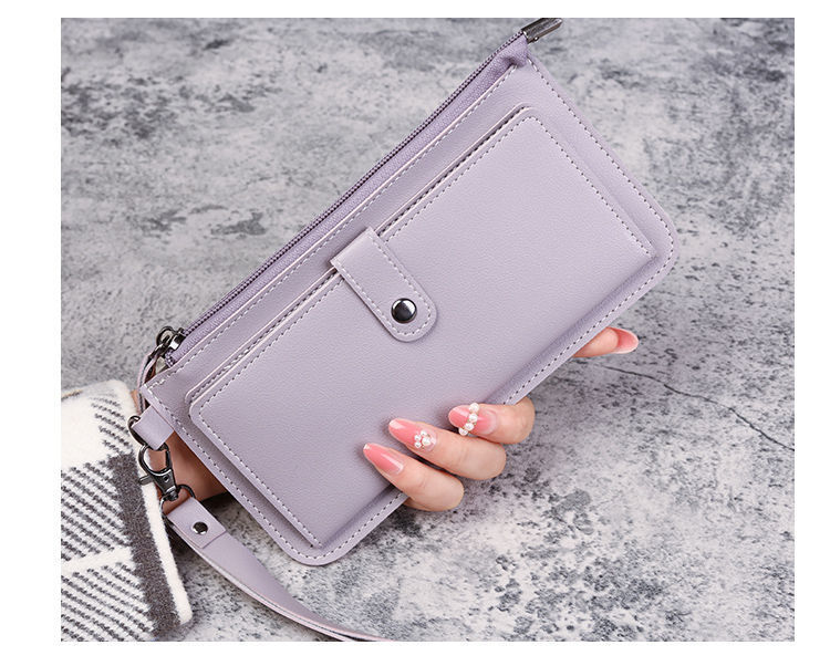 Basic, Modern Style, Classic Style Style Square Shape Women's Solid Color Pu Leather Zipper Wallets