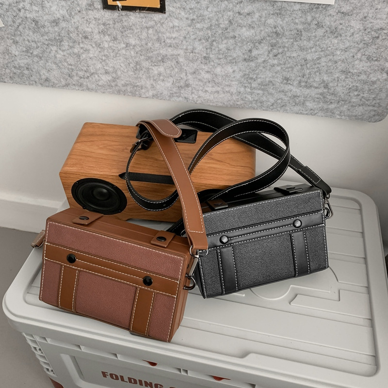 Box Bag Men's New Trendy Cool Small Square Bag Fashionable Casual Styling Bag Personalized Trendy Brand Mobile Phone Crossbody Bag_voghion.com