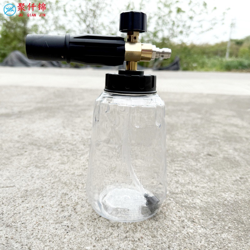 High-Pressure Car Washing Machine, Cleaning Machine, Large-Caliber Spray Bottle, Pa Foam Gun Head, Pa Snowflake Fan-Shaped Foam Pot