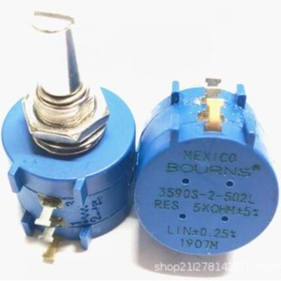 BOURNS Precision MuLti-turn Wirewound Potentiometer 3590s-2-103L 502L 1K 2K 5K 10K 100K