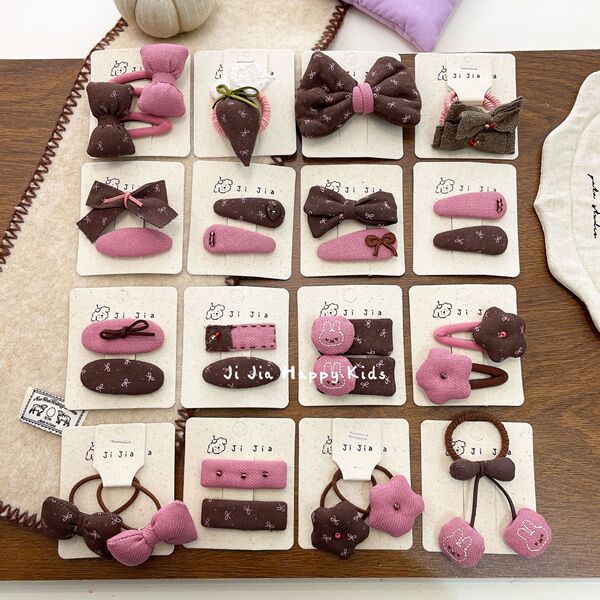 Autumn cute hairgrip with bow