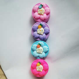 植物玩玩乐塑胶公仔玩偶娃娃可拆卸重新组合堆积叠叠花朵塑料玩具