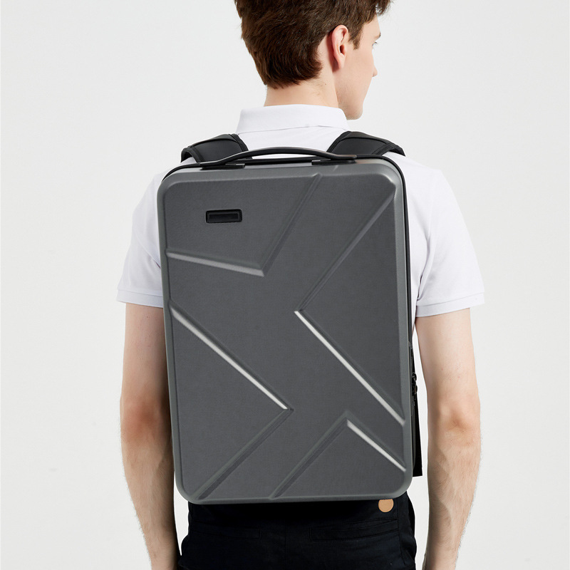 Customized Hard-Shell Backpack, Large-Capacity Abs Laptop Bag, USB Men's Backpack, Wholesale Cross-Border Hard-Shell Bag Customized Hard-Shell Backpack, Large-Capacity Abs Laptop Bag, USB Men's Backpack, Wholesale Cross-Border Hard-Shell Bag