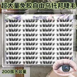 超大量免胶自由乌托邦假睫毛根根分明自然氧气感元气少女随取随用
