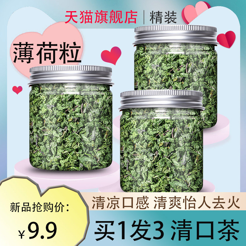 Mint tea dried mint leaves fresh edible tea water to drink cool herbal tea cold bubble summer