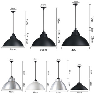 ♡Mining lamp LED horn chandelier super bright factory factory warehouse industrial wind shop dance room lampshade