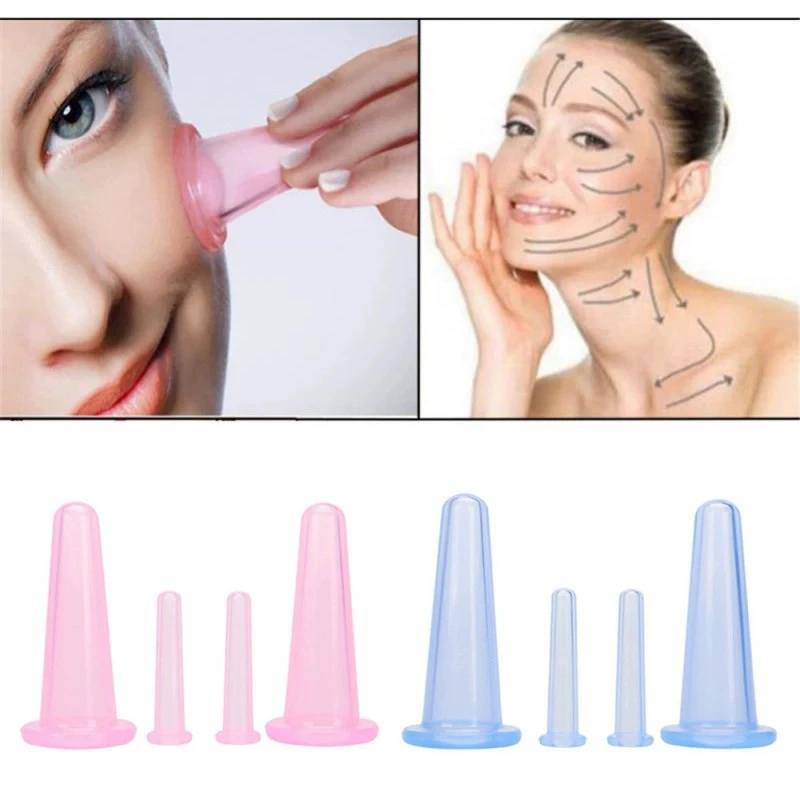 Силиконовые банки купирования бытовые гигроскопические банки прозрачные банки отрицательного давления набор массажный соскоб бытовые резиновые банки