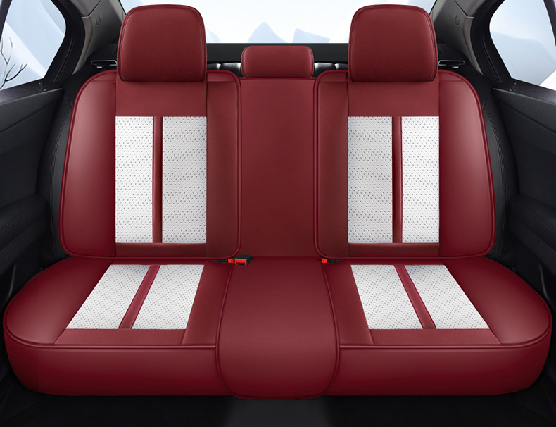Cross-Border Amazon Car Seat Cushion Nappa Leather All-Season Wear-Resistant Car Seat Cover Comfortable and Breathable Car Seat Cushion