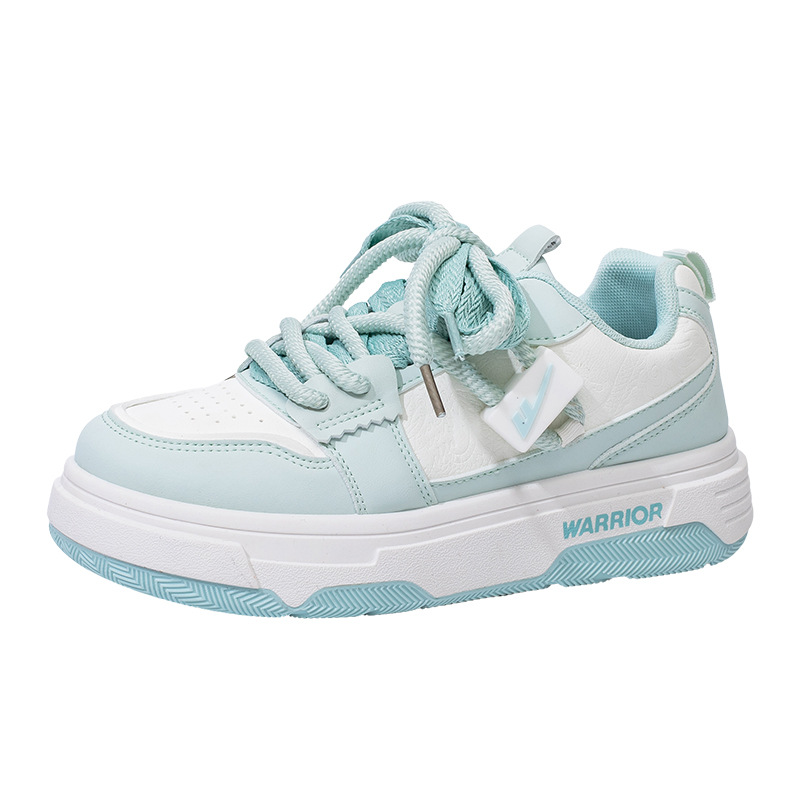 Backforce cuero de moda confort de tendencia zapatos de skate de suela gruesa de alto valor de la apariencia calentamiento de estilo universitario zapatos de algodón de color universal