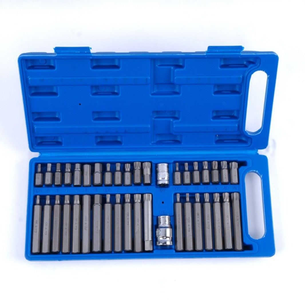 40 piezas estrella lote hexagonal llave traje auto reparación combinación herramienta reparación del coche eléctrico flor interior ángulo lote cabeza flor piezas